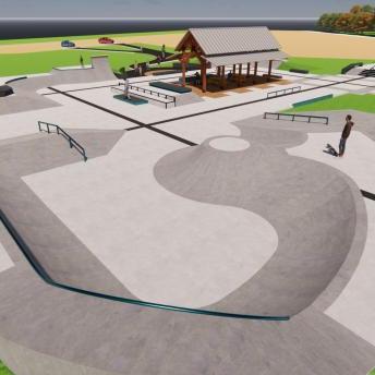 滑板公园设计视图